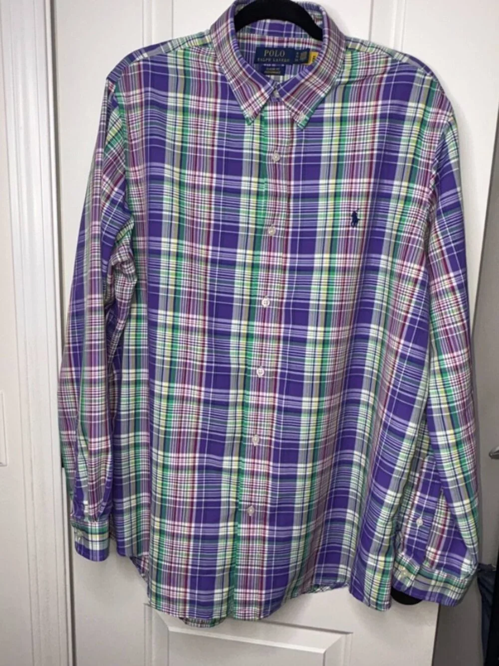 NWOT Men's Polo Ralph Lauren Classic Fit Performance Oxford Shirt Timeless Large